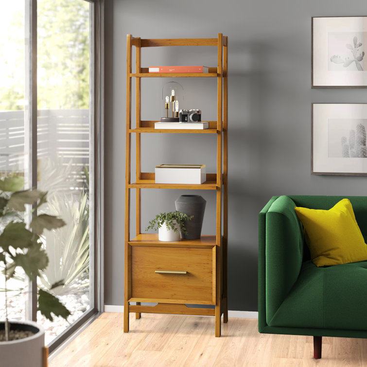 All modern outlet etagere bookcase